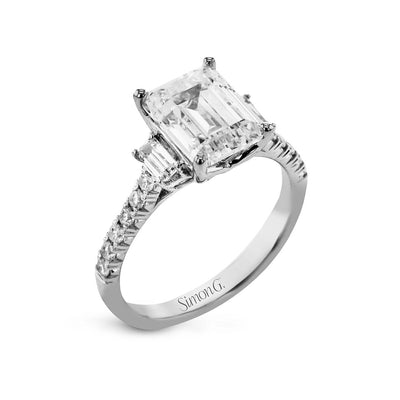 0.64 ctw Diamond Three-Stone Engagement Ring