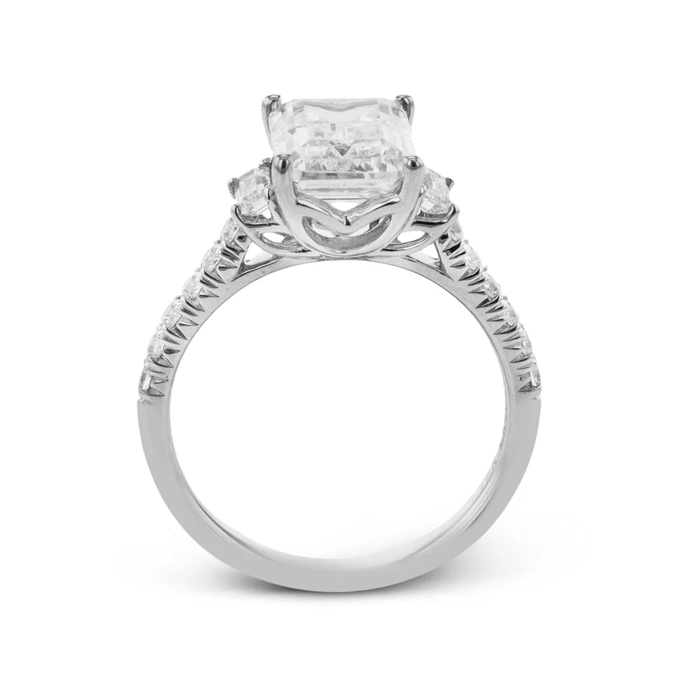 0.64 ctw Diamond Three-Stone Engagement Ring