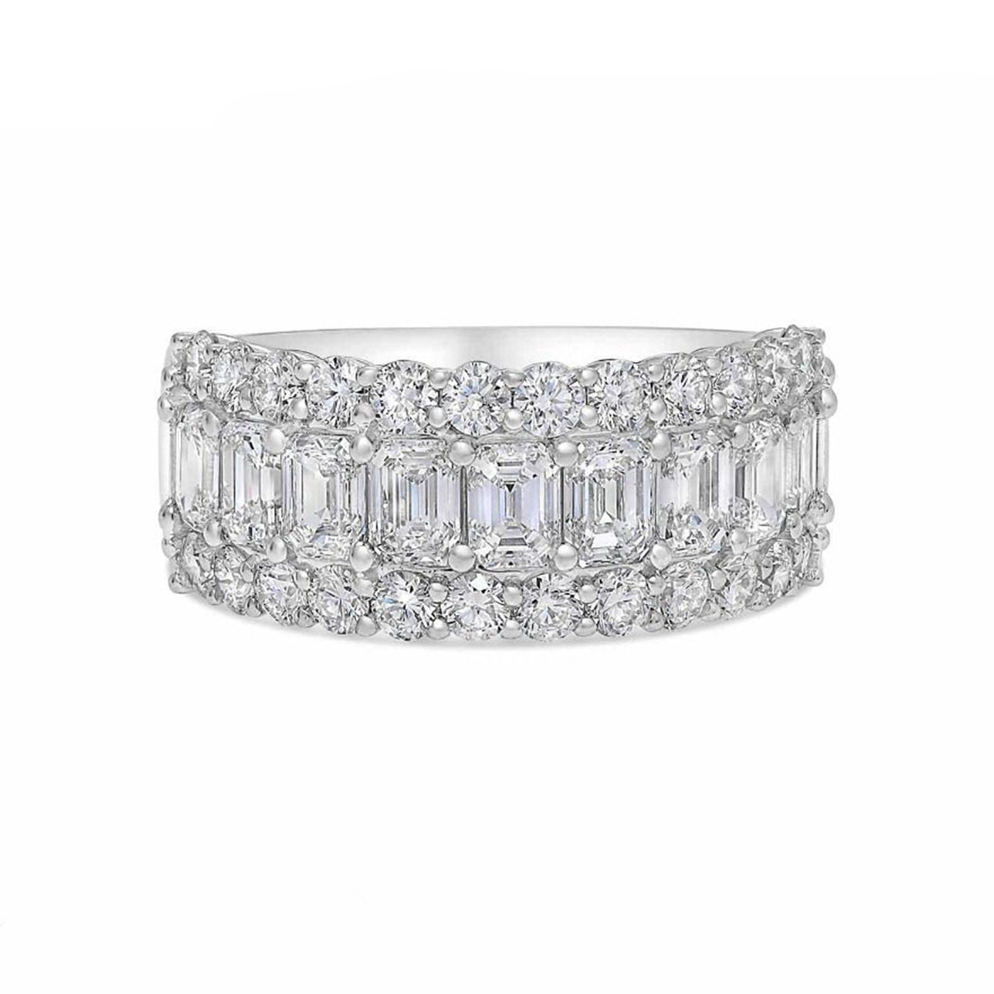 3.00 ctw Diamond 3-Row Band