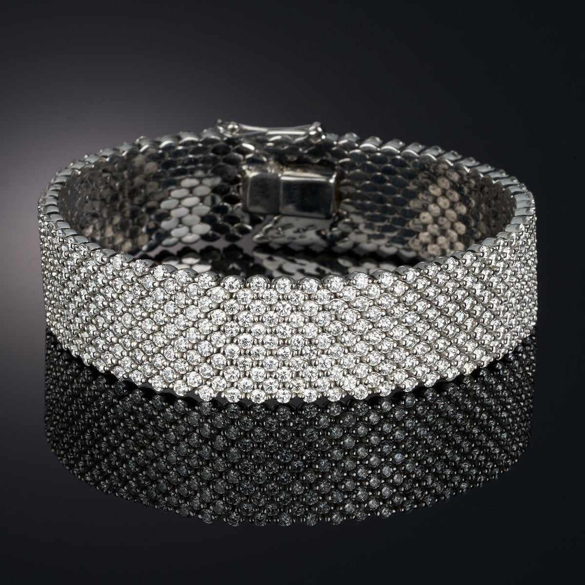 16.28 ctw Diamond Tennis Bracelet