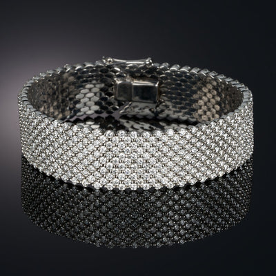 16.28 ctw Diamond Tennis Bracelet