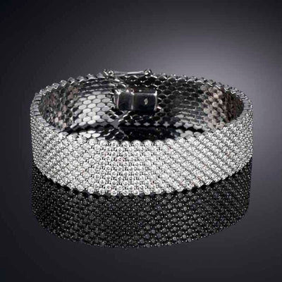 16.28 ctw Diamond Tennis Bracelet