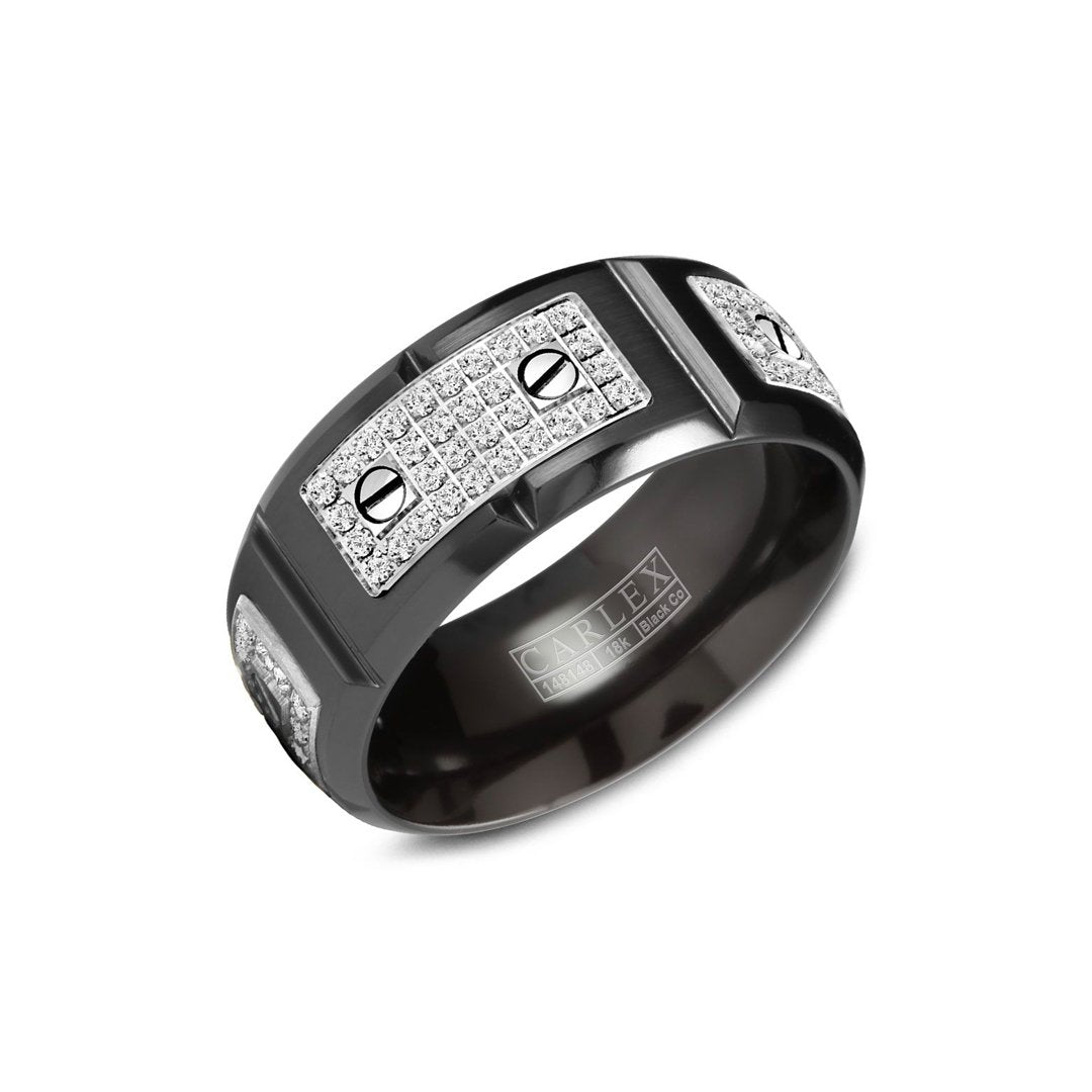 9.5MM 0.75 ctw Diamond Band