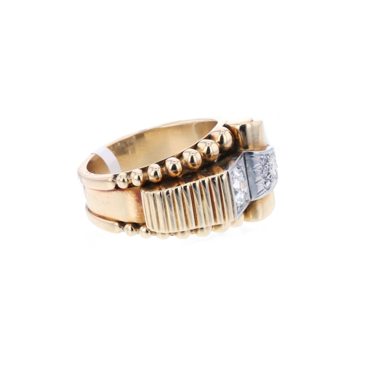 Diamond Buckle Ring