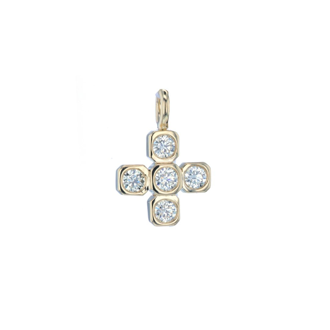 1.10 ctw Diamond Cross Pendant