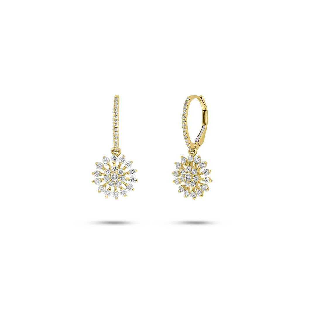 0.79 ctw Diamond Drop Earrings