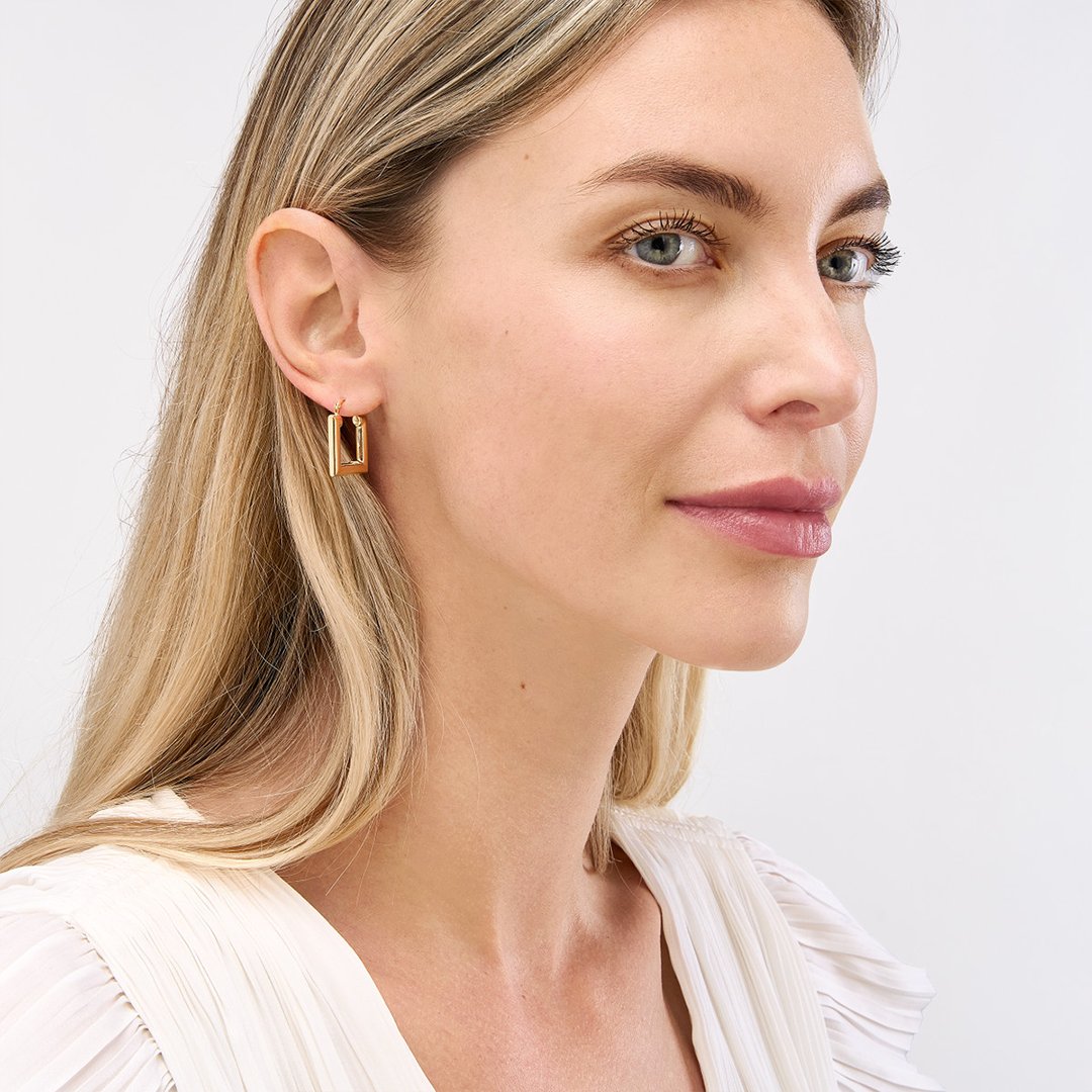 Square Hoop Earrings