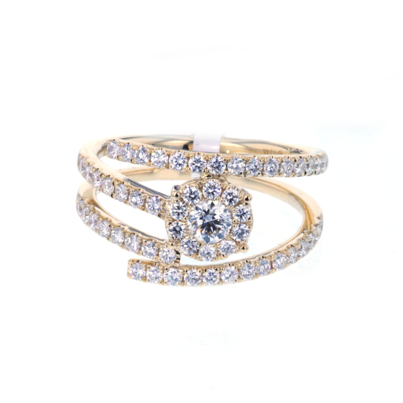 0.88 ctw Diamond 2-Row Band