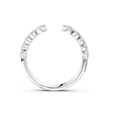0.37 ctw Diamond Split Top Band