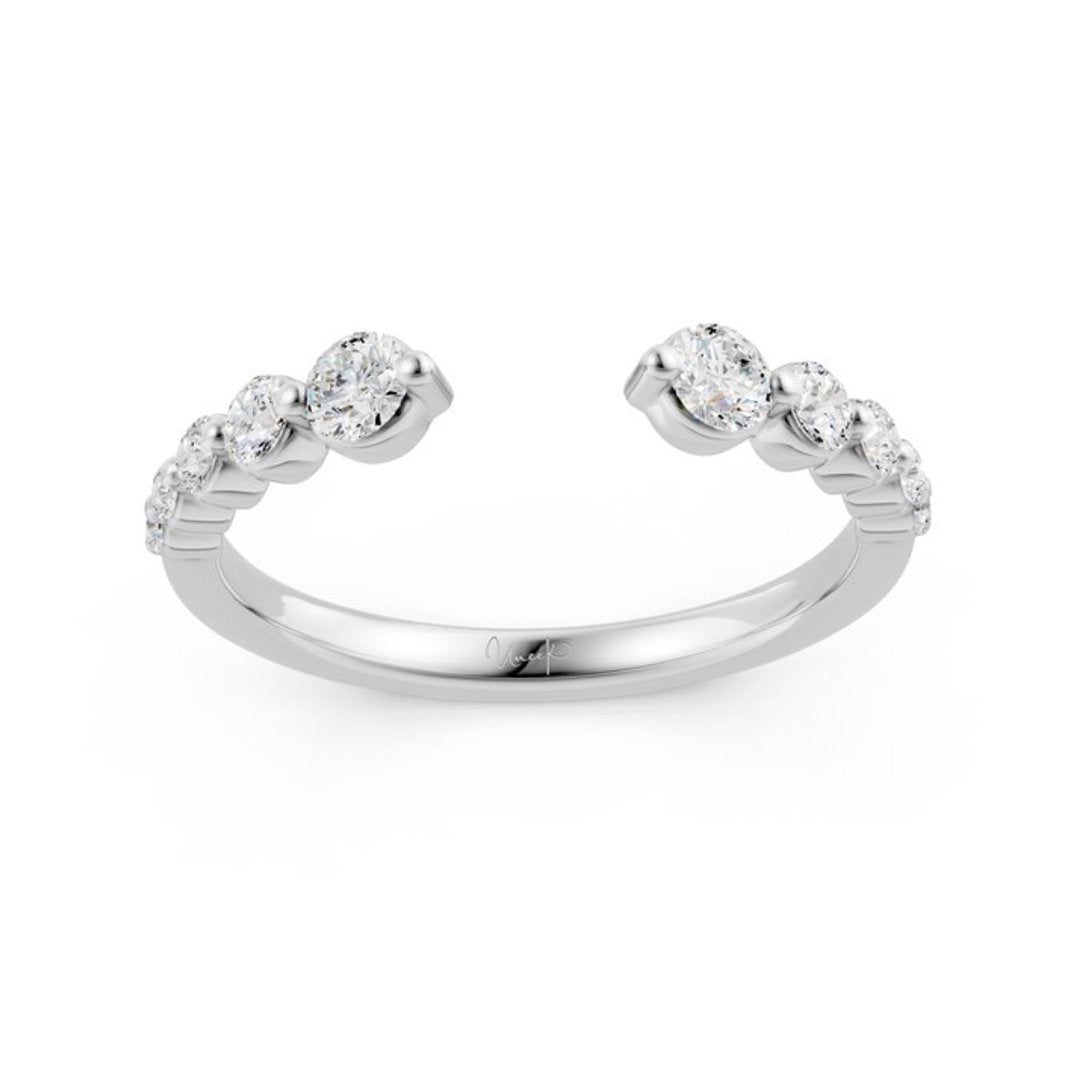 0.37 ctw Diamond Split Top Band