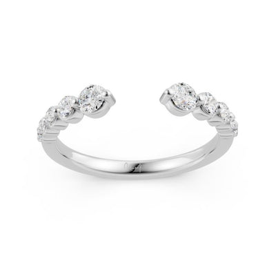 0.37 ctw Diamond Split Top Band