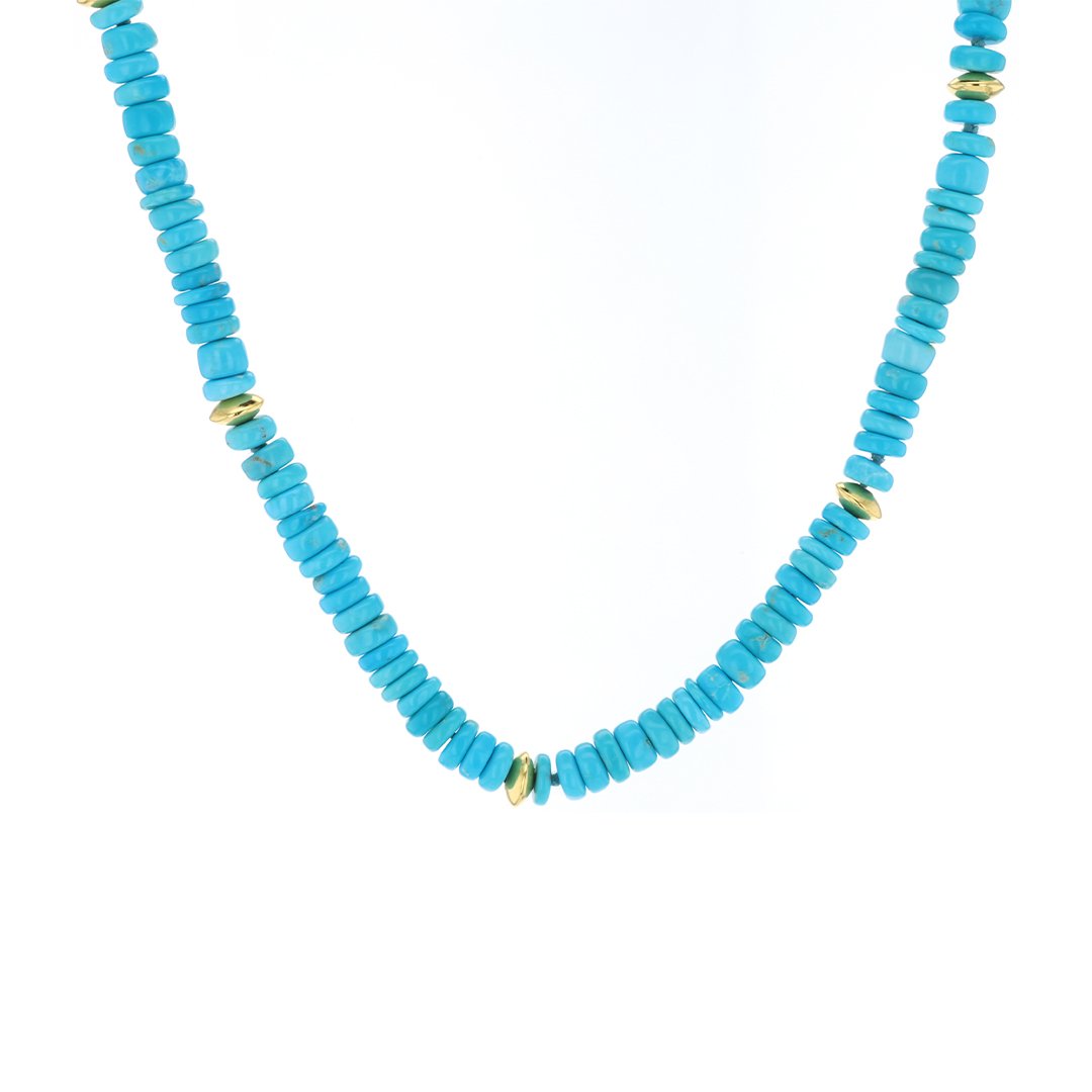 Turquoise Bead Necklace