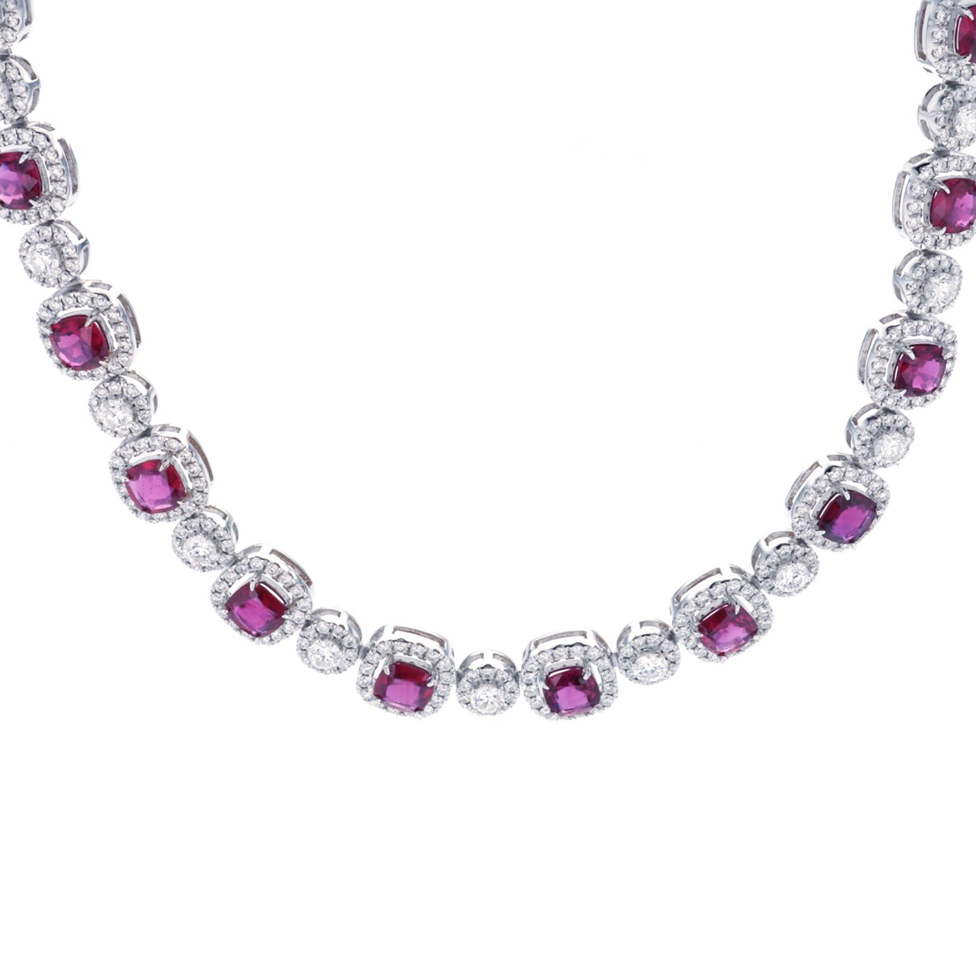 Ruby & Diamond Necklace