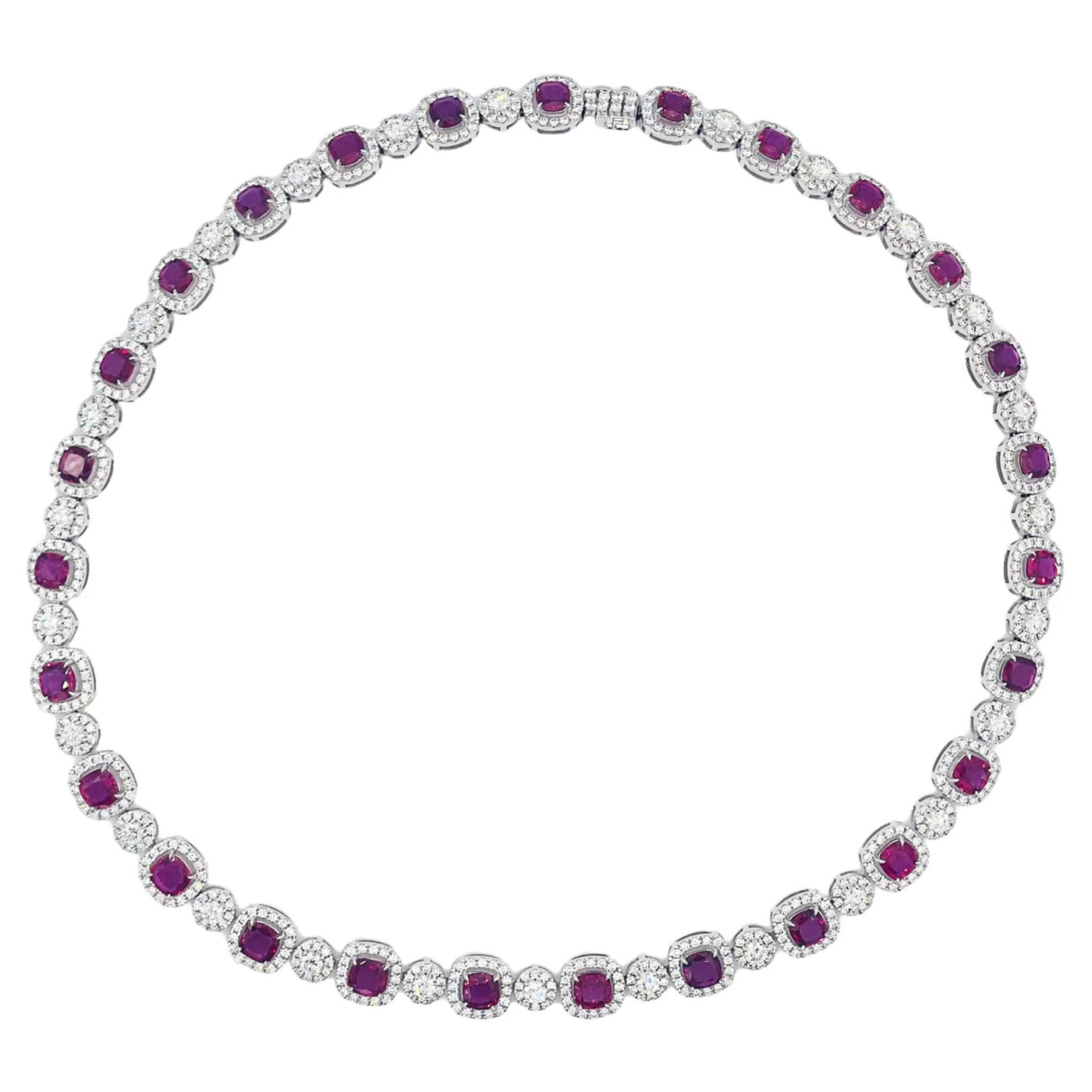 Ruby & Diamond Necklace