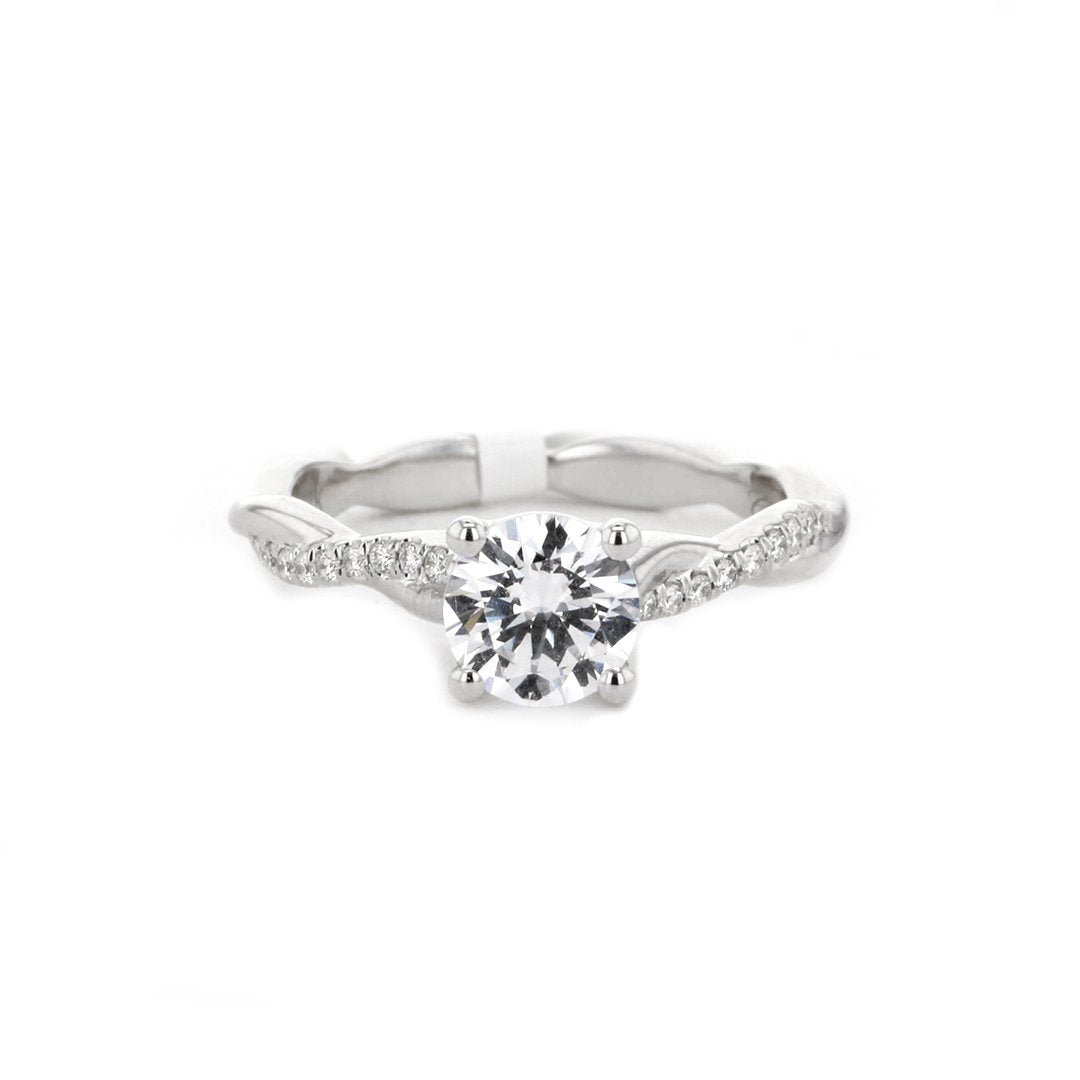 0.11 ctw Diamond Solitaire Engagement Ring