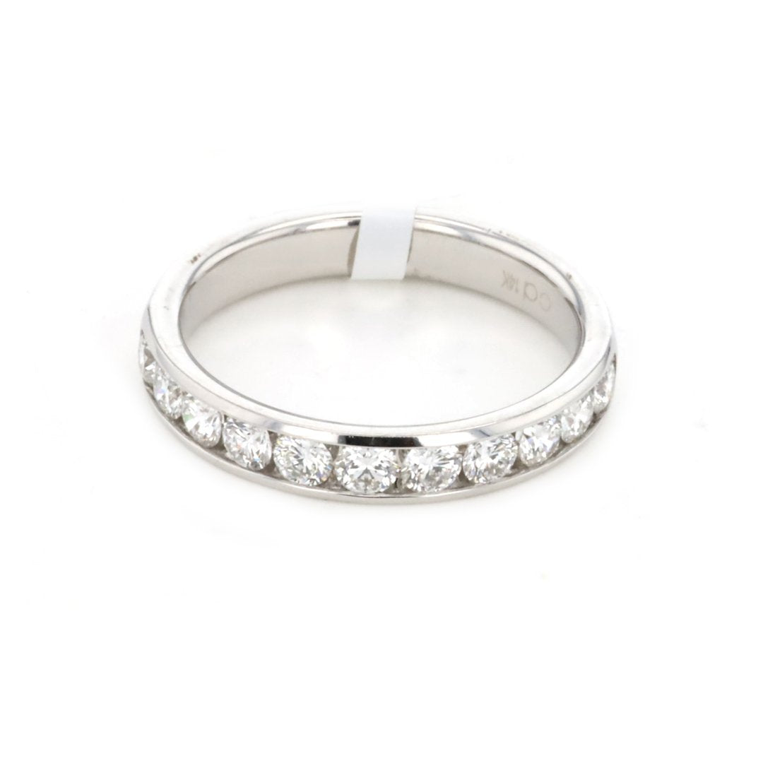 0.72 ctw Diamond Channel Set Band - Continental Diamond