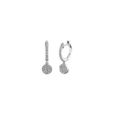 0.18 ctw Diamond Drop Earrings - Continental Diamond