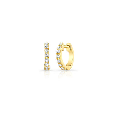 0.30 ctw Diamond Huggie Earrings - Continental Diamond