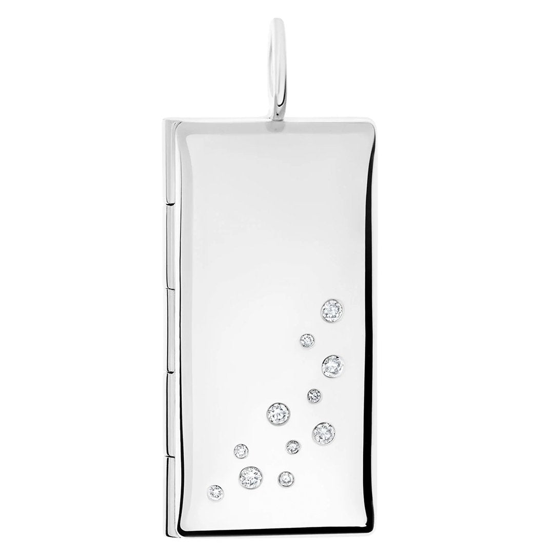 Diamond Locket Pendant - Continental Diamond