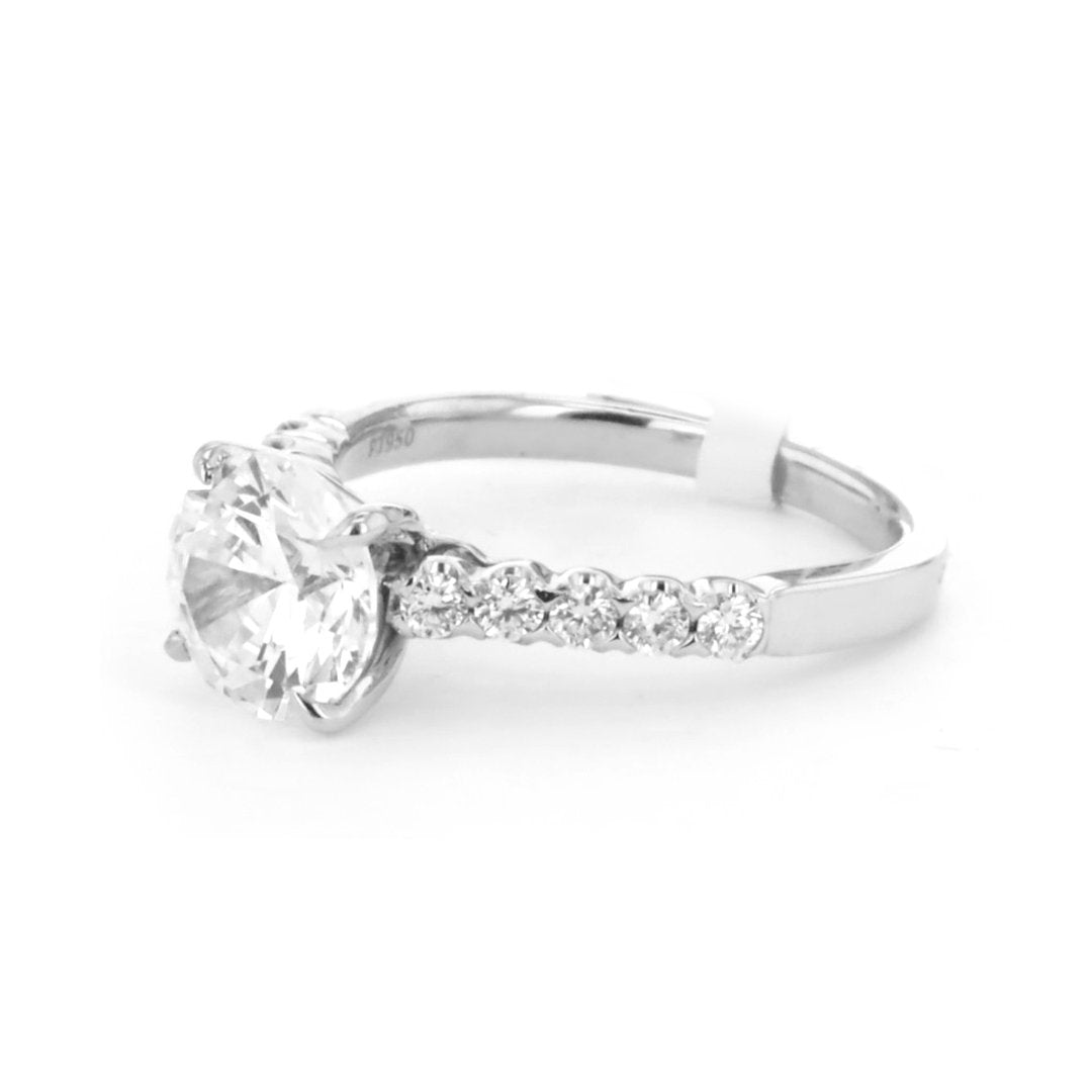0.28 ctw Diamond Solitaire Engagement Ring - Continental Diamond
