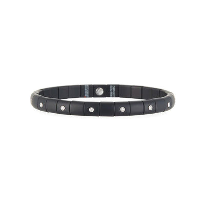 0.15 ctw Diamond Stretch Ceramic Bracelet - Continental Diamond