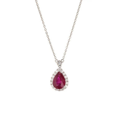 Ruby & Diamond Necklace - Continental Diamond