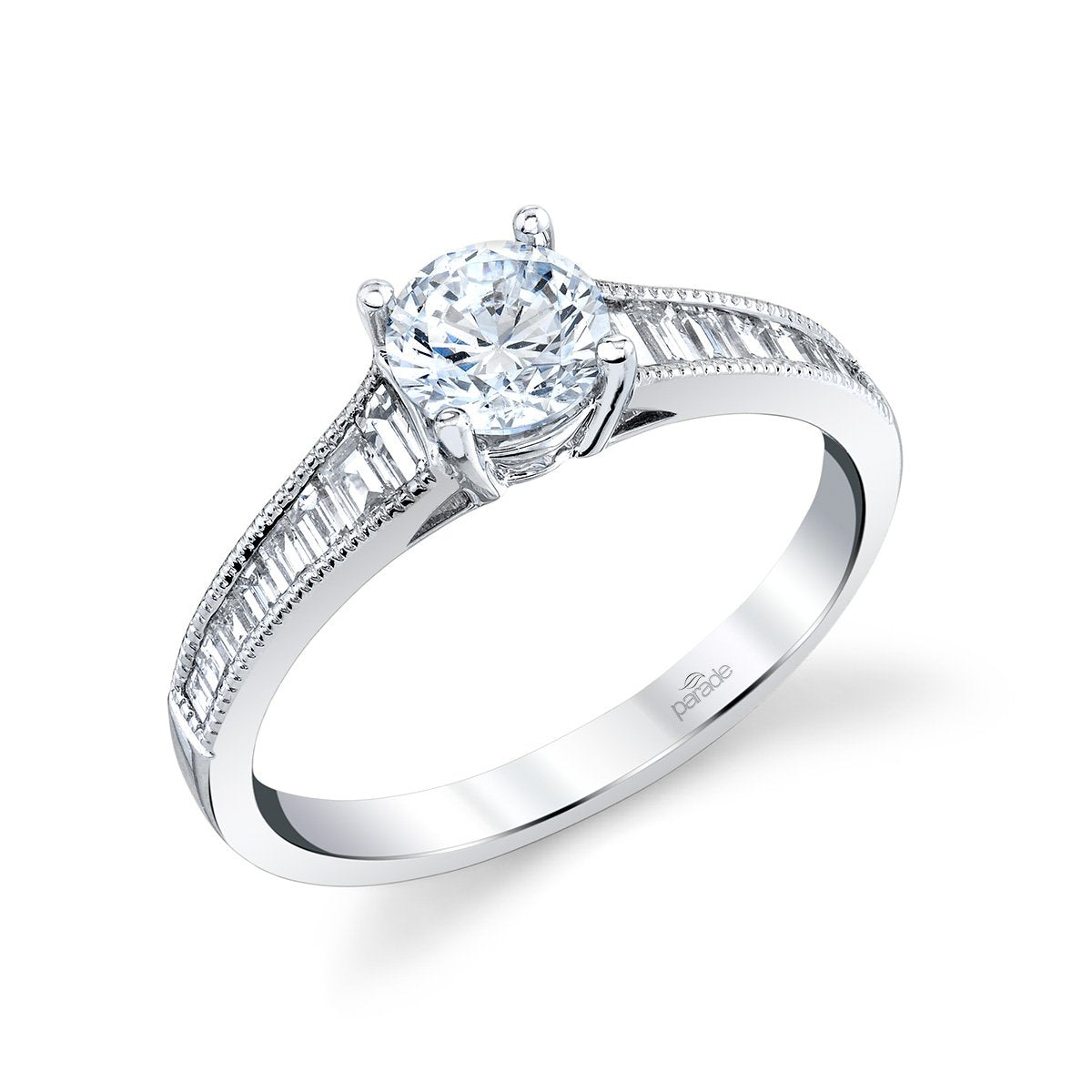 0.43 ctw Diamond Solitaire Engagement Ring - Continental Diamond