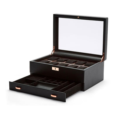 10 Piece Watch Box - Continental Diamond