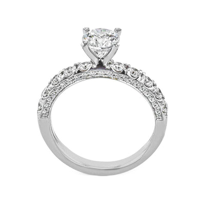 0.71 ctw Diamond Solitaire Engagement Ring - Continental Diamond