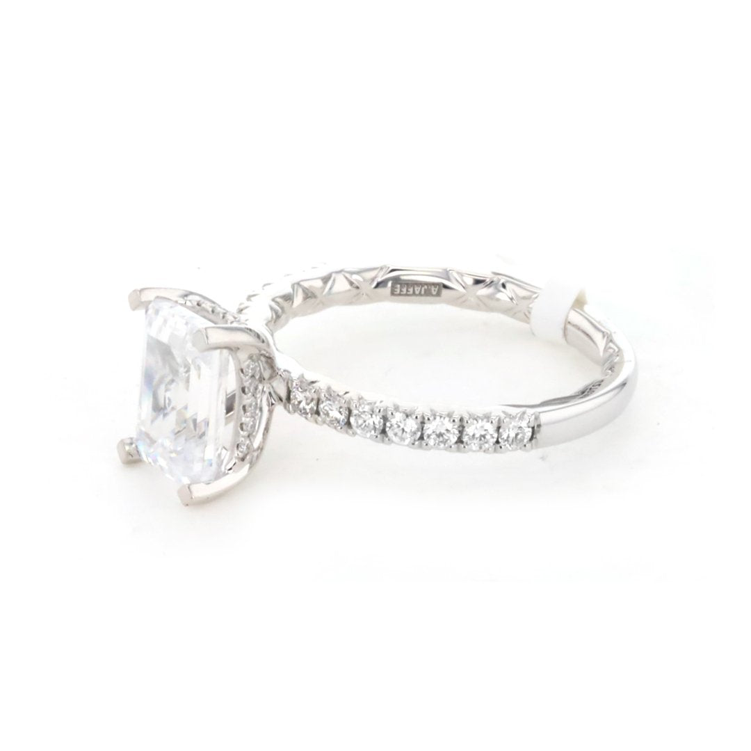0.38 ctw Diamond Hidden Halo Engagement Ring