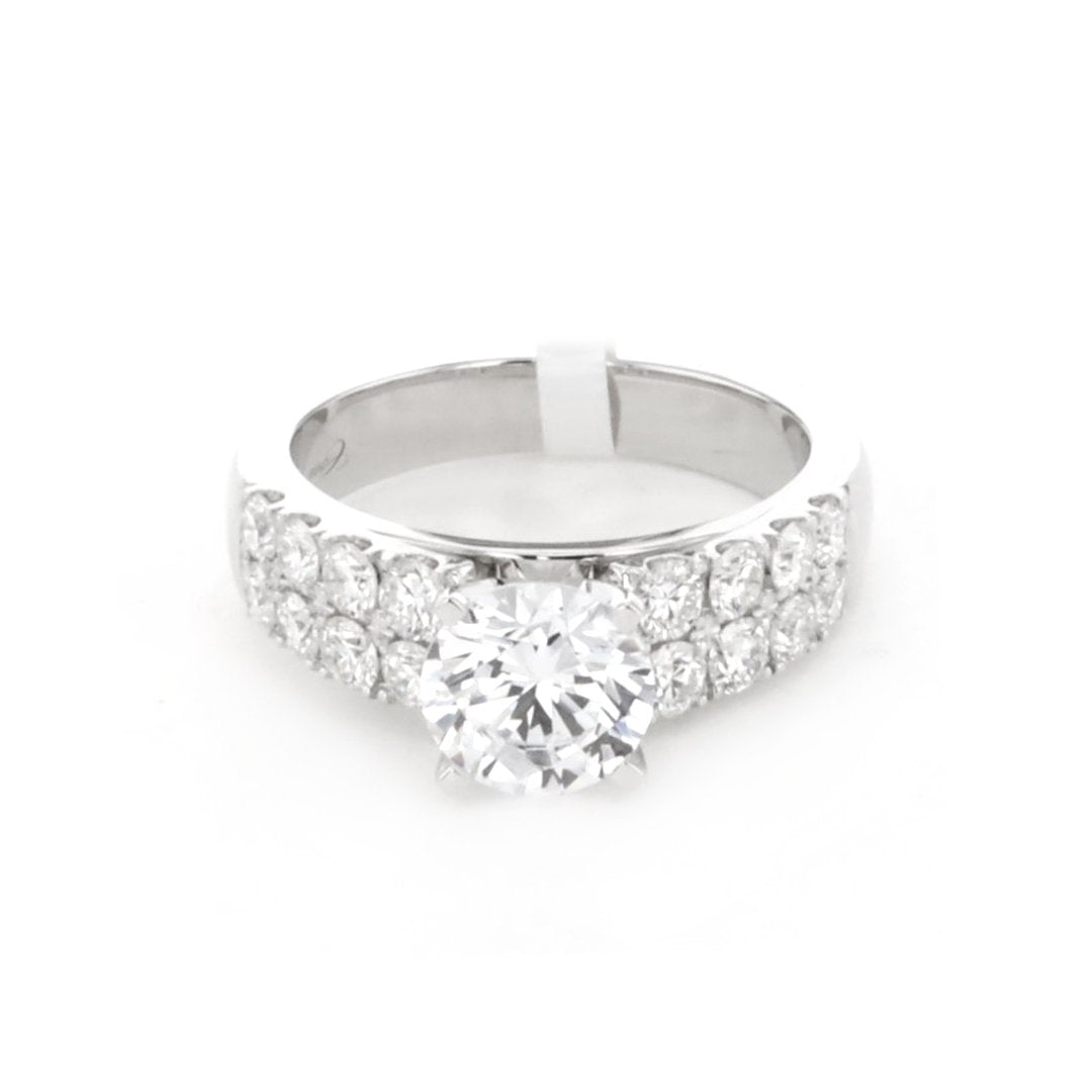 0.94 ctw Diamond Solitaire Engagement Ring