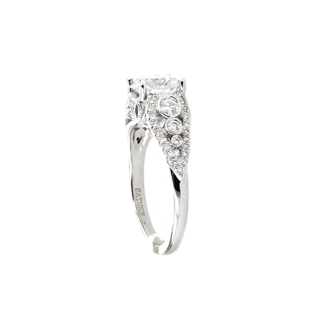 0.47 ctw Diamond Solitaire Engagement Ring - Continental Diamond