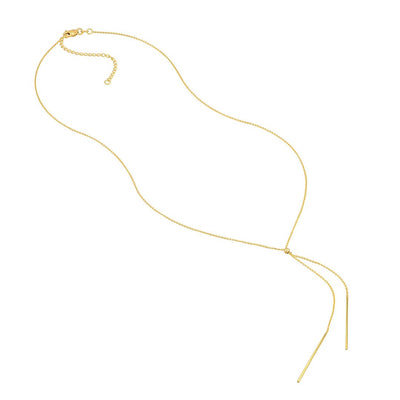 Cable Lariat Necklace