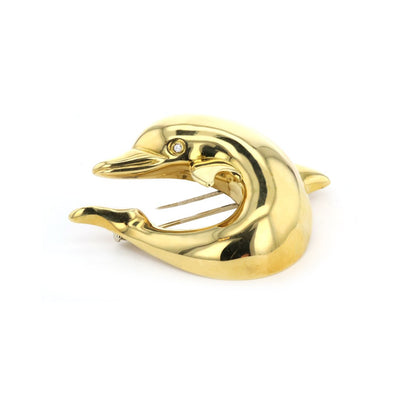 Dolphin Pin - Continental Diamond