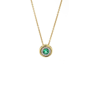 Emerald & Diamond Necklace - Continental Diamond