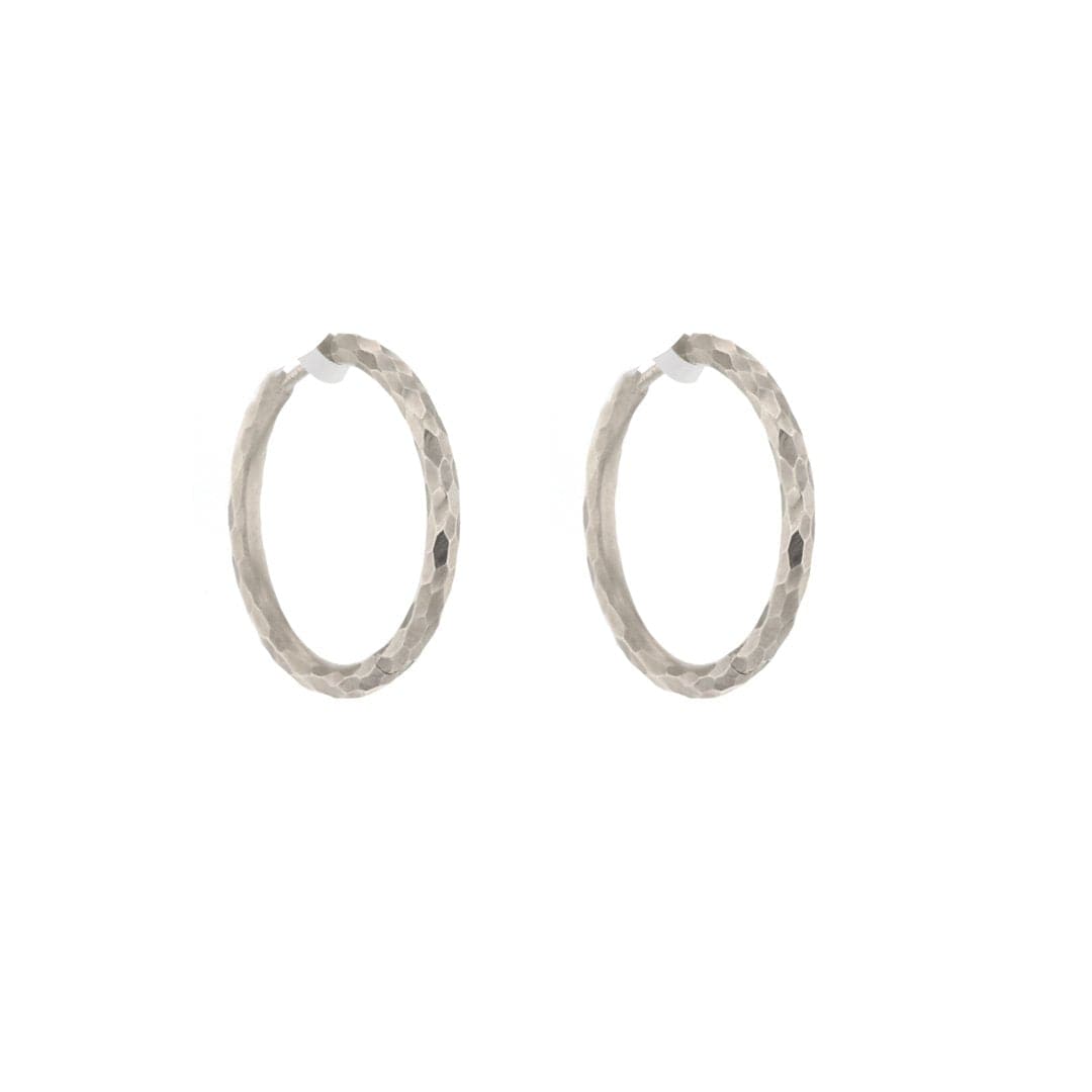 Silver 25MM Hoop Earrings