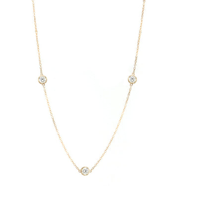 24" 3.82 ctw Diamond By The Yard Necklace