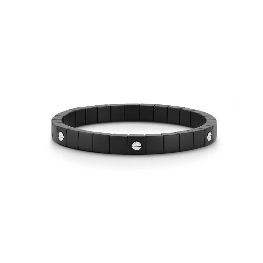 Matte Black Ceramic Bracelet