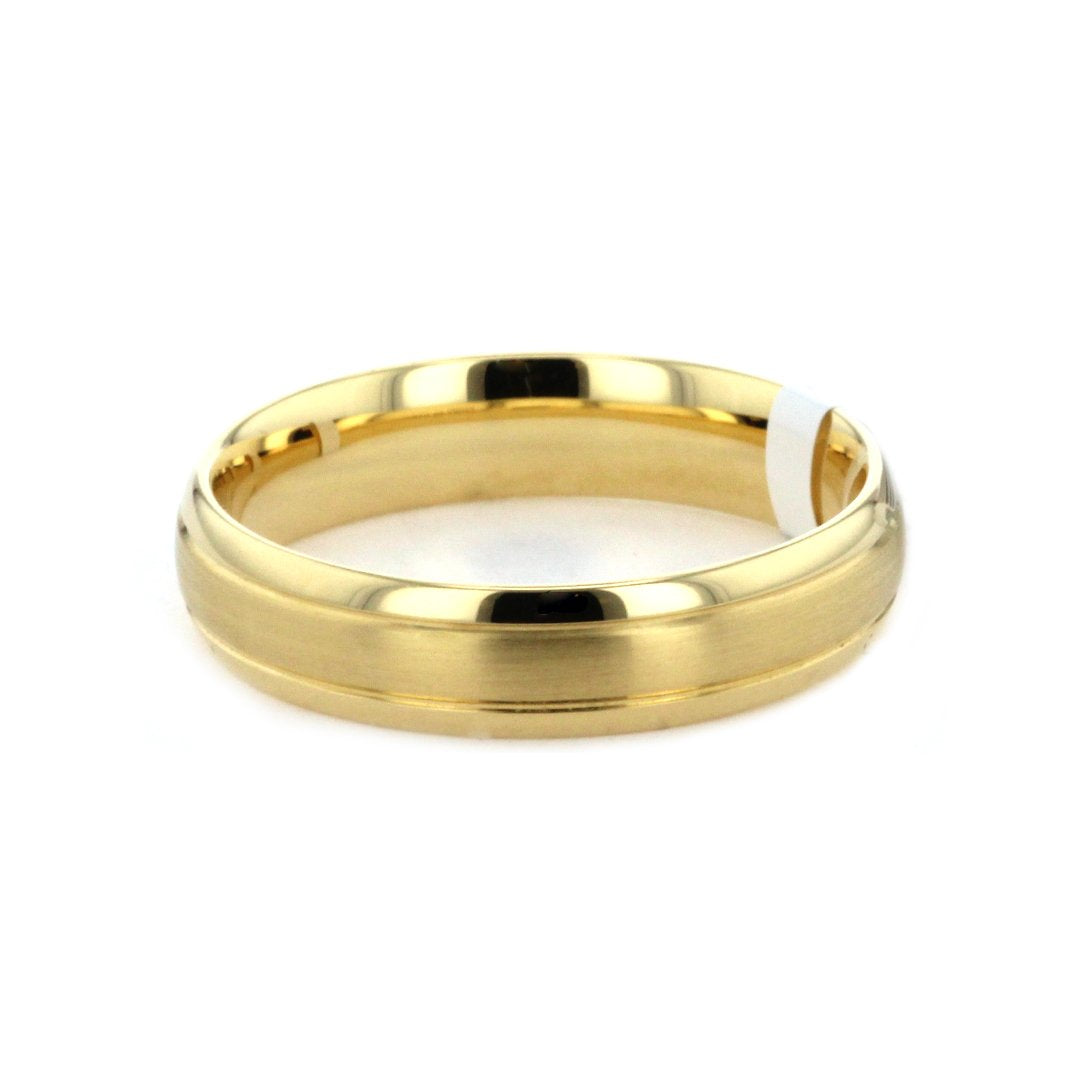 5MM Satin Band - Continental Diamond