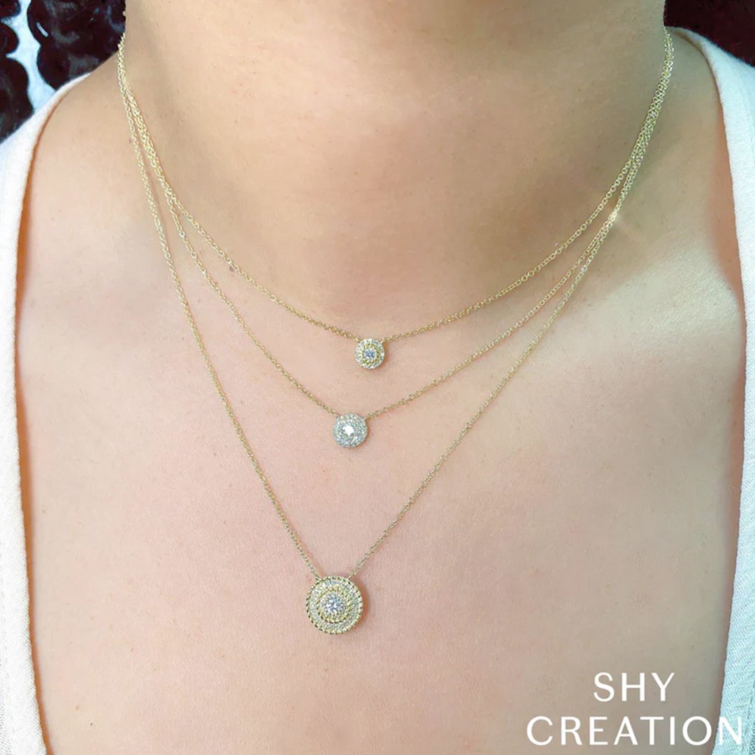 0.19 ctw Diamond Necklace - Continental Diamond