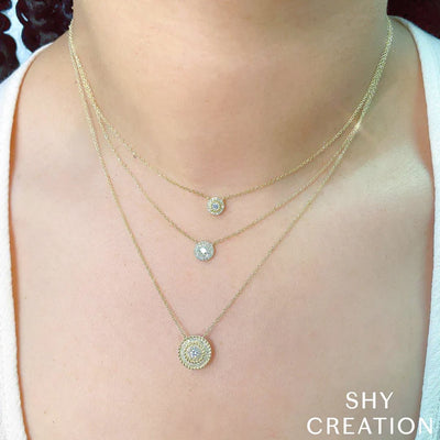 0.19 ctw Diamond Necklace - Continental Diamond