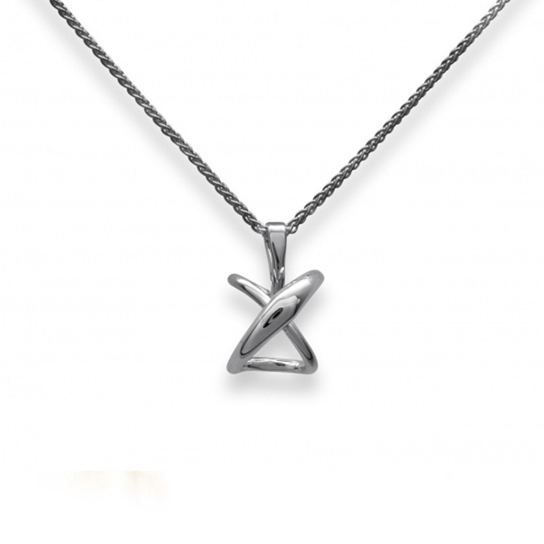 Silver Secret Heart Pendant Necklace - Continental Diamond