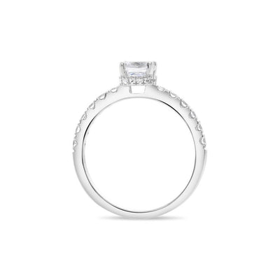 0.42 ctw Diamond Solitaire Engagement Ring - Continental Diamond