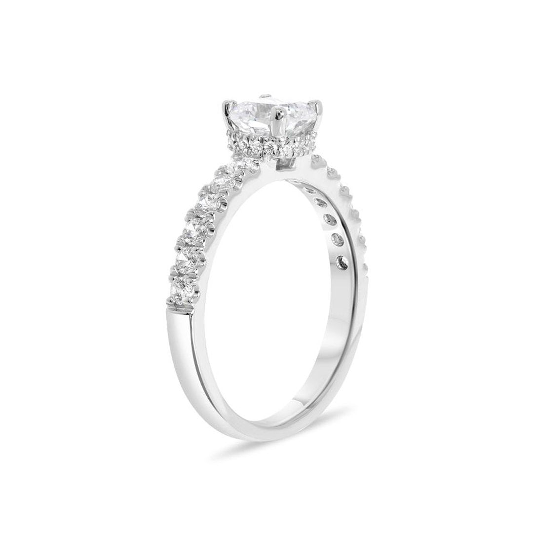0.42 ctw Diamond Solitaire Engagement Ring - Continental Diamond