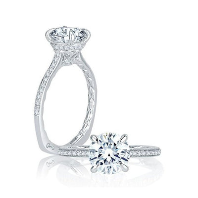 0.20 ctw Diamond Solitaire Engagement Ring - Continental Diamond