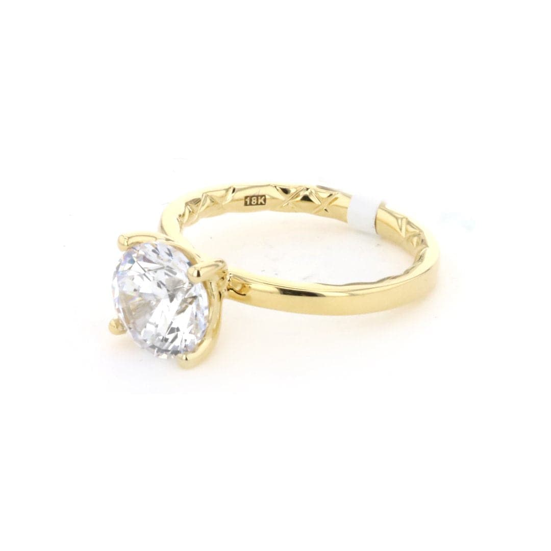 Solitaire Engagement Ring - Continental Diamond