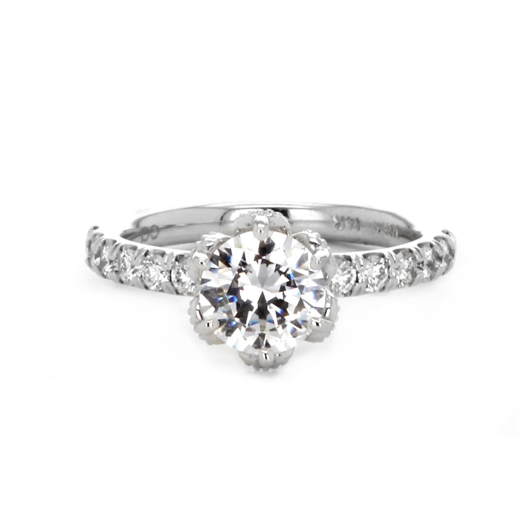 0.47 ctw Diamond Solitaire Engagement Ring - Continental Diamond