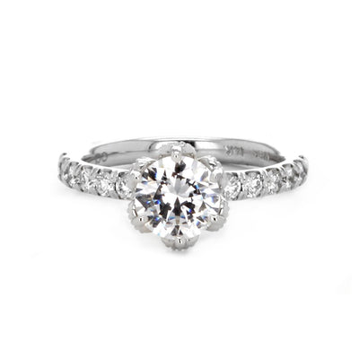 0.47 ctw Diamond Solitaire Engagement Ring - Continental Diamond