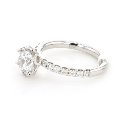 0.47 ctw Diamond Solitaire Engagement Ring - Continental Diamond