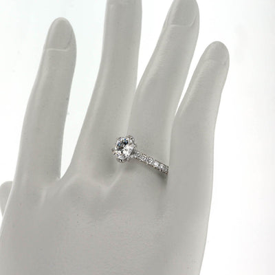 0.47 ctw Diamond Solitaire Engagement Ring - Continental Diamond